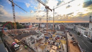 construction site time lapse shopping mall  Minto Mönchengladbach  MFI [upl. by Koralle543]