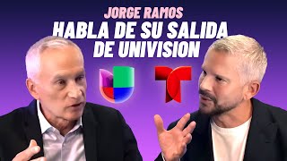 JORGE RAMOS SALE DE UNIVISIÓN “La idea del retiro se me complica” 😱 Cara a Cara con Rodner Figueroa [upl. by Lipson]