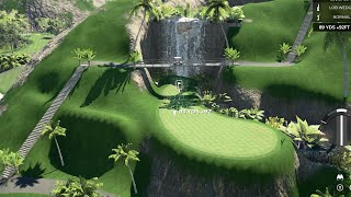 PGA 2k21 course play through  Mulligans Oahu Tour  WILD Hawaii golf course  Xbox gameplay [upl. by Arhoz]