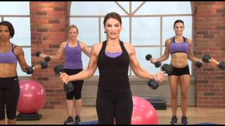 Cathe Friedrichs Total Body TriSets Workout [upl. by Sirac532]