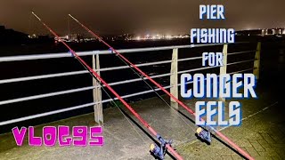 Sea Fishing Uk  Winter Conger Fishing  Mount Batten Pier  Vlog95 [upl. by Neelyk]