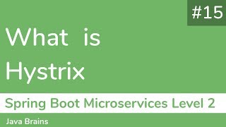 15 What is Hystrix  Spring Boot Microservices Level 2 [upl. by Retniw435]