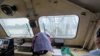 Inside GT46PAC EMD WDP4 Diesel Engine Premium AC Superfast Express Loco Cab Ride [upl. by Charley]