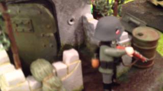 Playmo WW2 diorama  Normandie juin 1944 by Rochejaquelein  Playmobeurs Heerde 2012 [upl. by Reisch]