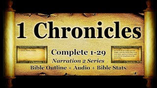 Holy Bible Book 13  1 Chronicles  KJV Read Along HD 4K Audio Text Narration 2 [upl. by Irbmac353]