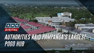 Authorities raid Pampanga’s largest POGO hub  ANC [upl. by Hnah333]