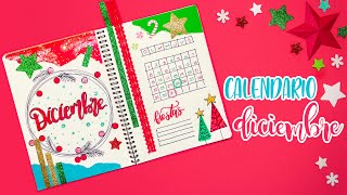 Haz tu CALENDARIO DE DICIEMBRE  BULLET JOURNAL [upl. by Ihsir]