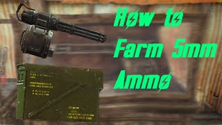 Fallout 4 How to farm 5mm ammo [upl. by Nnylimaj684]