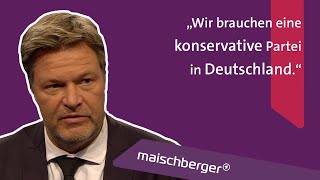 „Ist die Weltwirtschaft schwach trifft das Deutschland besonders“ Robert Habeck  maischberger [upl. by Yeaton904]