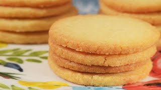 Butter Cookies Recipe Demonstration  Joyofbakingcom [upl. by Anni]