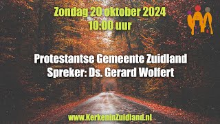 Livestream Eredienst Welkomkerk 20 oktober 2024 1000 [upl. by Verna816]