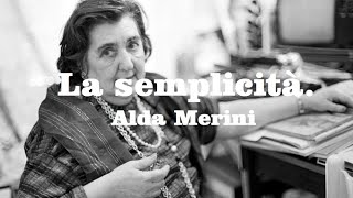 La semplicità Alda Merini [upl. by Pettifer]