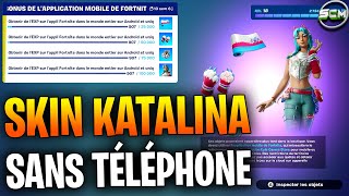 Comment Avoir Skin Katalina Sans Téléphone Fortnite Astuce Débloquer Récompense sur Console et PC [upl. by Liane]