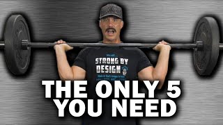 The ONLY 5 Barbell Exercises You Need for Muscle Mass 👌 [upl. by Ylicec]