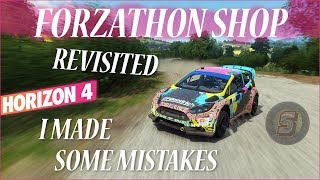 Forza Horizon 4 Forzathon Shop  I made some mistakes  Forzathon Points Forza Horizon 4 FH4 [upl. by Ellen907]