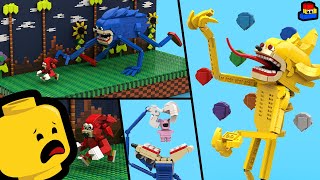 Building More LEGO Sonic Tapes Super Shin Sonic Knuckles chase and more [upl. by Asylla968]