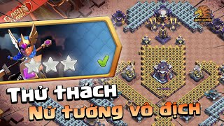 Hướng dẫn cách đánh 3 Sao Thử Thách Nữ Tướng Vô Địch Đơn Giản Clash of clans  Akari Gaming [upl. by Huey]