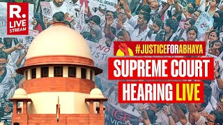 RG Kar Case 3Judge Supreme Court Bench Reviews CBIs Status Report  Live Updates [upl. by Nnawaj]