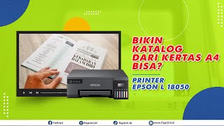 CARA PRINT BOOKLET MS WORD BOLAK BALIK  EPSON ECOTANK L18050 [upl. by Ethbin]