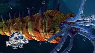 Giant Orthocone Max Level  Jurassic World The Game [upl. by Serle244]