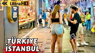 🇹🇷KADIKOY BESIKTAS TAKSIM KARAKOY TURKEY WALKING TOUR ISTANBUL NIGHTLIFE 2024 VIDEO 4K [upl. by Bucher]