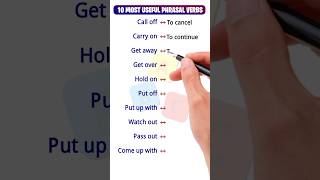 10 Phrasal Verbs You MUST Know for Fluent English Communication shorts learnenglish esl [upl. by Ativahs]