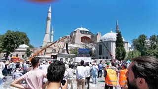 Ayasofya ilk Sela  ilk Cuma Selası 24072020 [upl. by Esila]