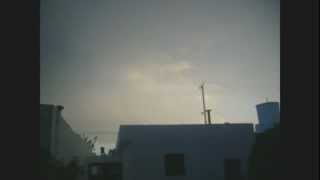 Tormenta en Comodoro 14012013  Impacto de rayo IMPRESIONANTE [upl. by Keon]