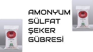 AMONYUM SÜLFAT GÜBRESİ  ŞEKER GÜBRESİ [upl. by Defant]