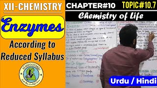 Enzymes in Urdu  Topic107  Chemistry of Life  XIIChemistry  Sindh Board [upl. by Barth]