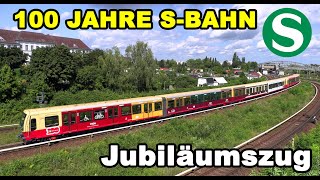 100 JAHRE SBAHN Jubiläumszug BR481 im SBahnhof Bornholmer Straße [upl. by Pike]