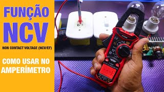 Como usar a ESCALA NCV do AMPERÍMETRO HABOTEST HT206D [upl. by Joiner936]