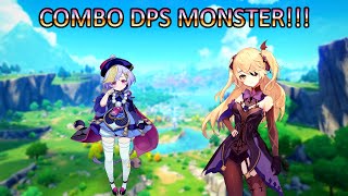 Fischl and qiqi build combo dps monster [upl. by Adnirem873]