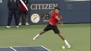 Federer Forehand Return Winner [upl. by Feldman]