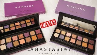 REAL vs FAKE Anastasia Beverly Hills NORVINA Palette [upl. by Ahseid661]