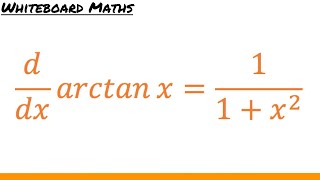 Derivative of arctan x [upl. by Namlaz]