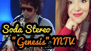 quotGenesisquot SodaStereo MTV Unplugged Reaction Lingua Italiana🇮🇹🇦🇷 [upl. by Airb]