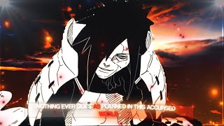 Wake up to Reality  Madara Uchiha [upl. by Nuri428]