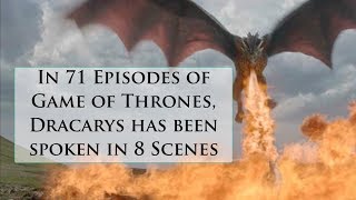 DRACARYS  All 8 scenes of Dragon Fire in Game of Thrones Thru Ep 71 [upl. by Robaina953]