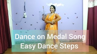 Dance cover on Medal Song  Easy Dance steps  BhangraGidda Punjabi Dance chandrabrar bhangrawood [upl. by Hagen]