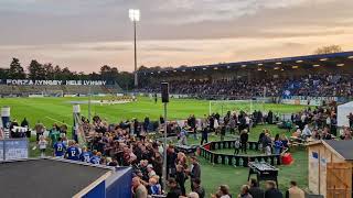 Lyngby BK  Vejle BK 11 spillerne kommer ut på Lyngby Stadion i Superliga 22092023 [upl. by Ramonda]