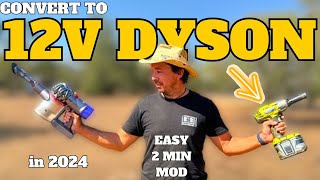 DYSON RYOBI BATTERY CONVERSION in 2024  Cheap amp Easy  GRAB A QUICK MOD WITH THE DAD BOD [upl. by Favian]