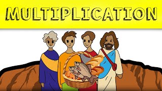 Bible Story for Kids THE MULTIPLICATION OF LOAVES AND FISH Gratitude [upl. by Hallagan]