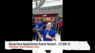 Ouverture AppleStore Carré Sénart [upl. by Linet]