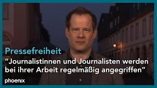 Pressefreiheit Mika Beuster Deutscher Journalistenverband zur Arbeit deutscher Journalisten [upl. by Reviel196]