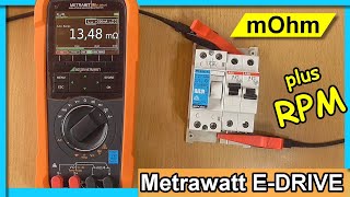 Metrawatt IM EDrive mOhm 4Leiter Messung amp Drehzahl messen  Kurzes Review  Tutorial [upl. by Ahsoem]