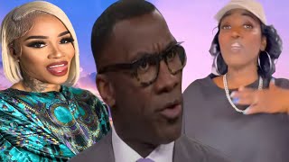 Shannon Sharpe Smah On IG Live❓Tia Kemp and Geisha Go Head To Head in A Roast session [upl. by Mariam]