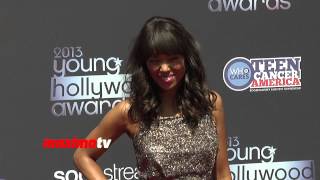 Aisha Tyler Looking Sexy in MiniDress 2013 Young Hollywood Awards Arrivals [upl. by Ogram]