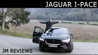 Jaguar IPACE  O Primeiro Jaguar 100 Eléctrico 400cv  JM REVIEWS 2018 [upl. by Ahterod]