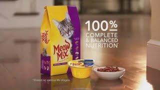 meow mix all commercials [upl. by Ahsekar452]